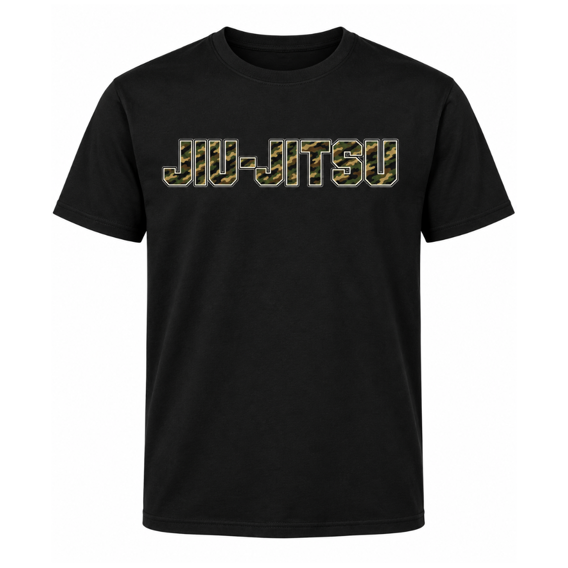 Camouflage Jiu-Jitsu T-Shirt/ Let's Roll (back)