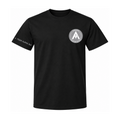 Team Alpha logo with flag on back