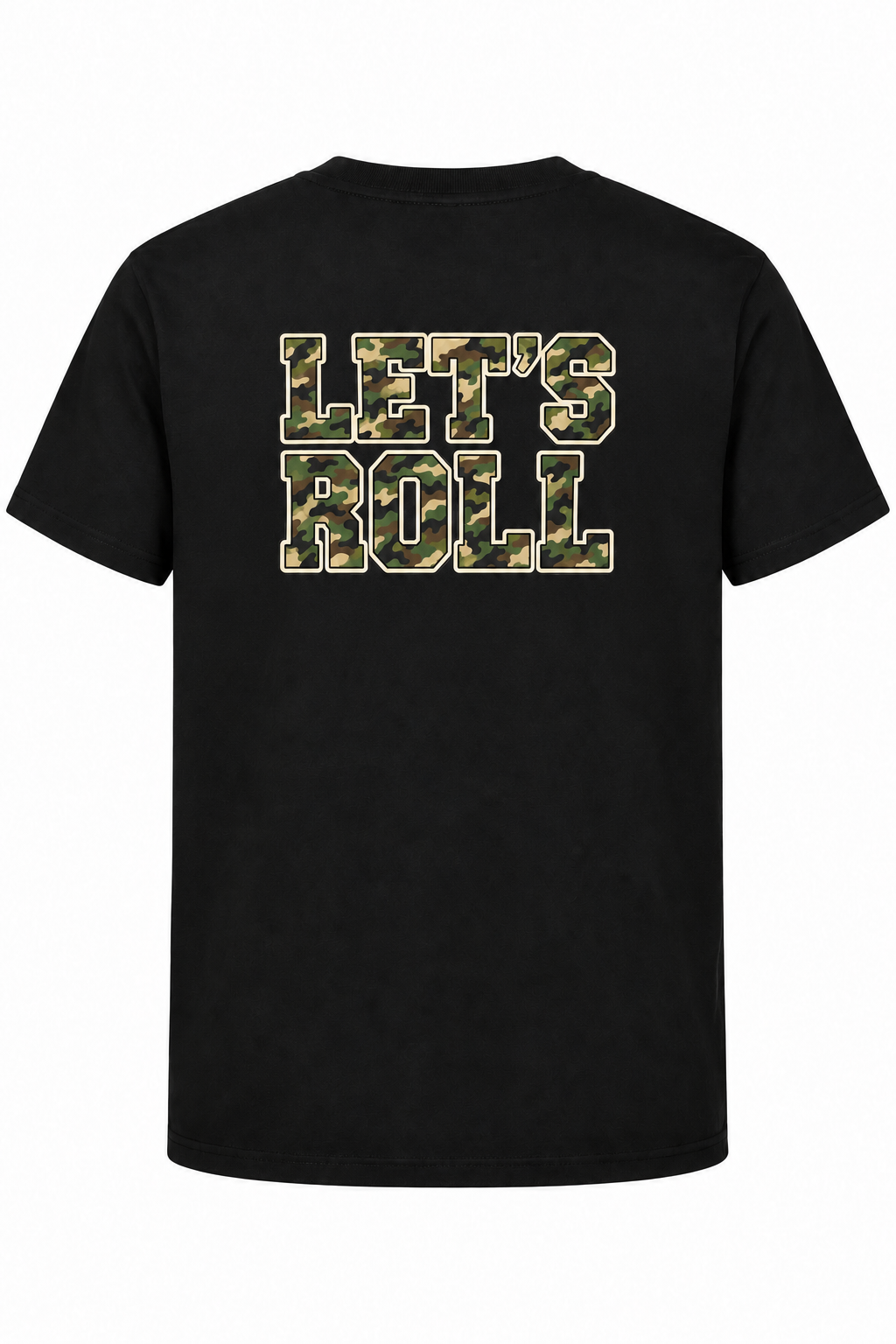 Camouflage Jiu-Jitsu T-Shirt/ Let's Roll (back)